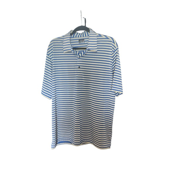 Greg Norman Collection Other - ~Greg Norman~ Mens~ Yellow&Blue Striped~Play Dry‎ Fit Polo Golf Shirt~Size LG
